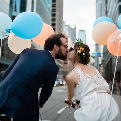 Bike parade wedding in Toronto (29)