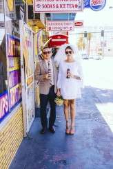 Tattooed, Vintage Vegas Elopement (15)