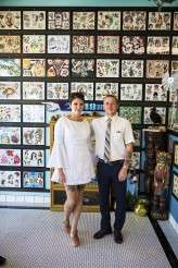 Tattooed, Vintage Vegas Elopement (46)