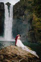 Seattle-Waterfall-Origami wedding (18)