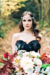 Woodland Nymph in a Black Wedding Dress (11)