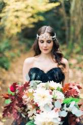 Woodland Nymph in a Black Wedding Dress (12)