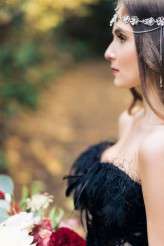 Woodland Nymph in a Black Wedding Dress (15)