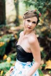 Woodland Nymph in a Black Wedding Dress (25)