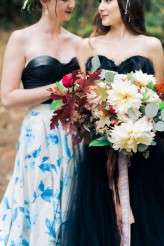 Woodland Nymph in a Black Wedding Dress (27)