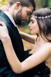 Woodland Nymph in a Black Wedding Dress (29)