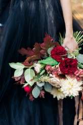 Woodland Nymph in a Black Wedding Dress (3)