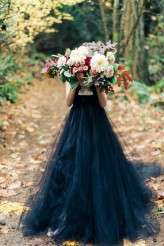 Woodland Nymph in a Black Wedding Dress (35)