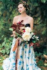 Woodland Nymph in a Black Wedding Dress (38)