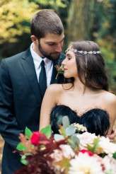 Woodland Nymph in a Black Wedding Dress (4)