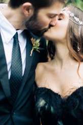 Woodland Nymph in a Black Wedding Dress (43)