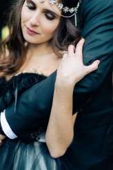 Woodland Nymph in a Black Wedding Dress (48)