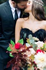 Woodland Nymph in a Black Wedding Dress (5)