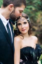 Woodland Nymph in a Black Wedding Dress (6)