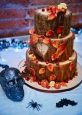 autumnal halloween wedding at a botanical gardens (39)