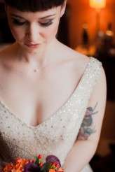 autumnal wedding tattooed bride (5)