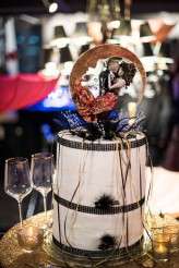 Glitzy Prohibition Era & Vaudeville Theatre Wedding (36)