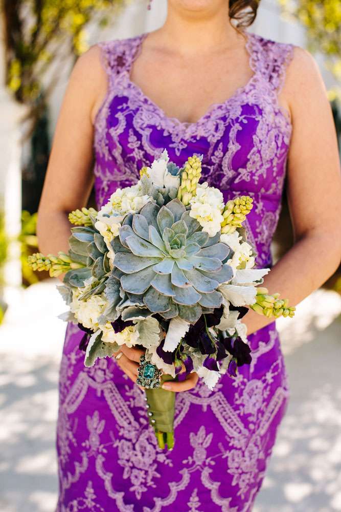Magical Woodsy Fairytale Wedding & A Bride in a Purple Dress (10)
