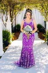 Magical Woodsy Fairytale Wedding & A Bride in a Purple Dress (9)