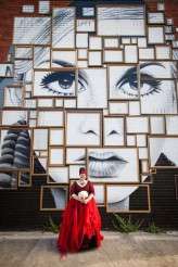 Skull Themed Wedding on Hallloween (14)