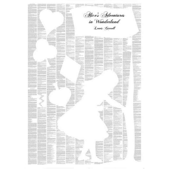 Spineless Classics Alice's Adventures in Wonderland Print