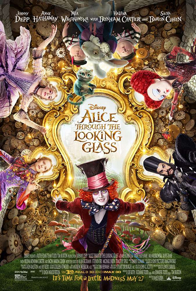 alice through the looking glass poster