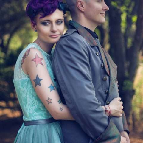 colourful wedding with dinosaurs (19)