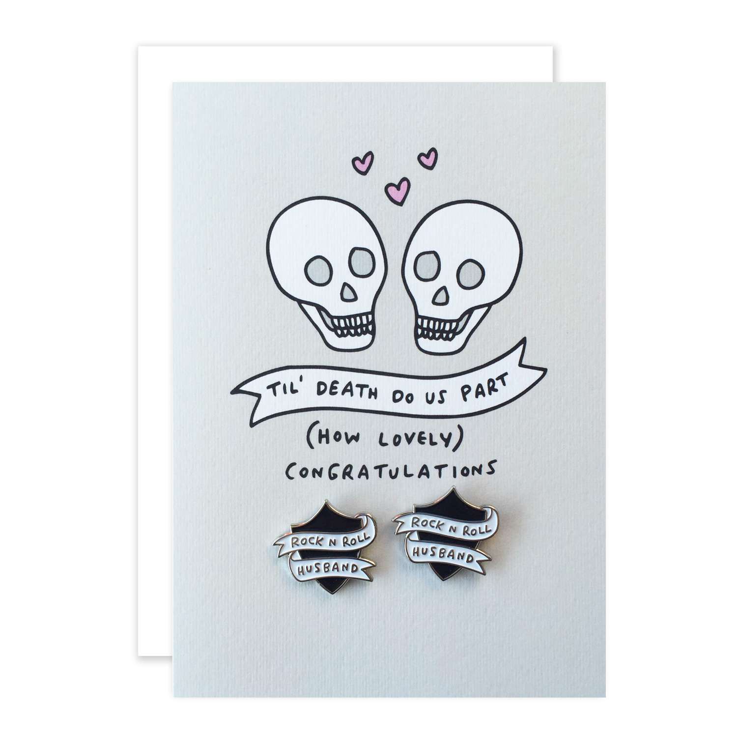 rocknrollbride x veronica dearly wedding cards with pins (1)