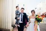 Brightly Coloured, Boozy, Big Kid Brighton Wedding (14)