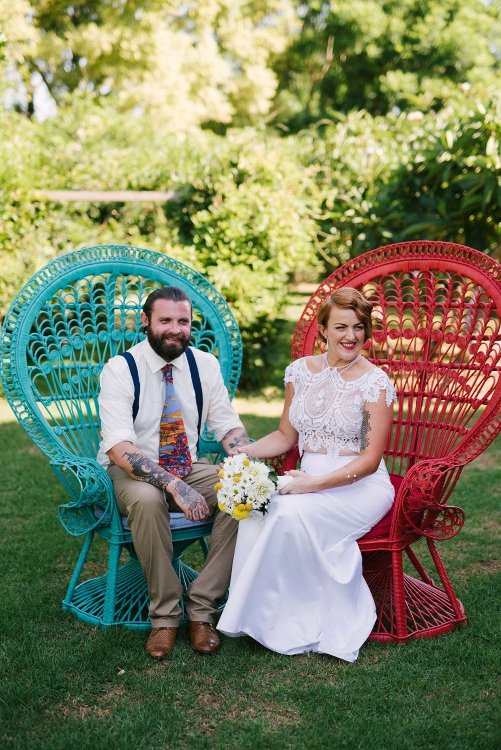 Kitschy, Vintage, Colourful & Quirky Wedding Down Under (18)