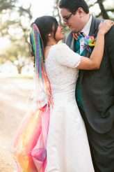 Lively rainbow wedding in Texas (22)