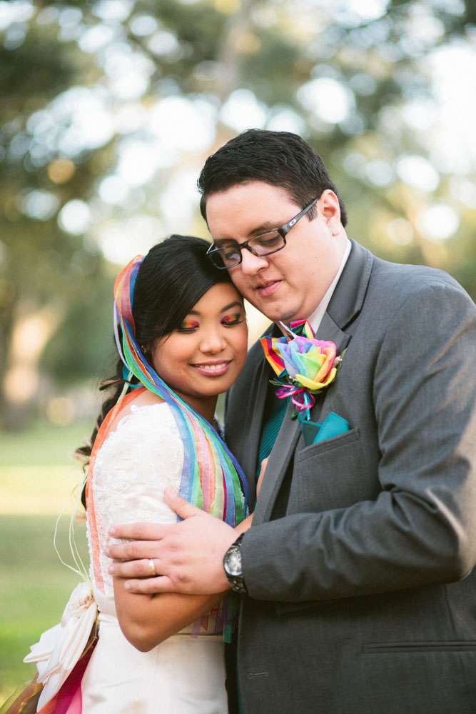 Lively rainbow wedding in Texas (24)
