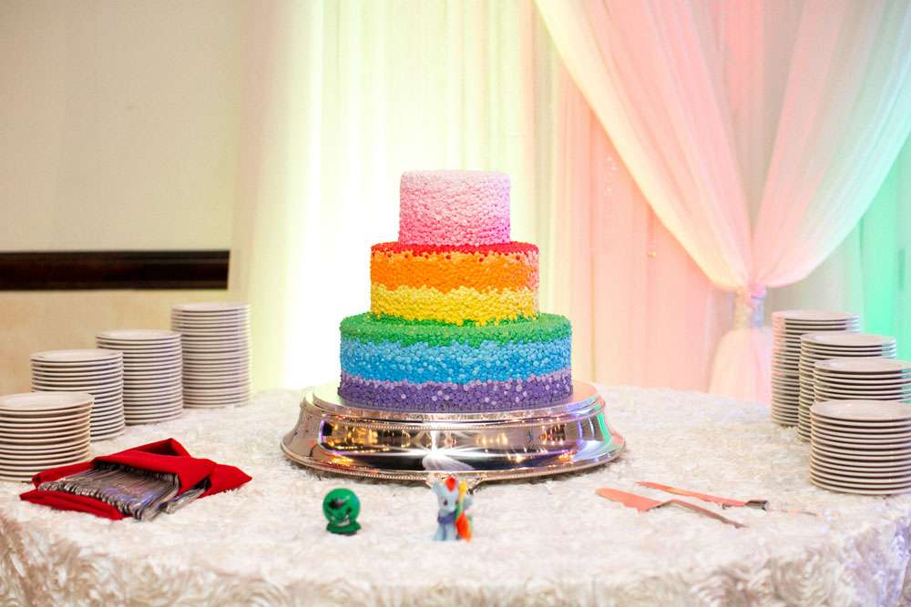 Lively rainbow wedding in Texas (40)