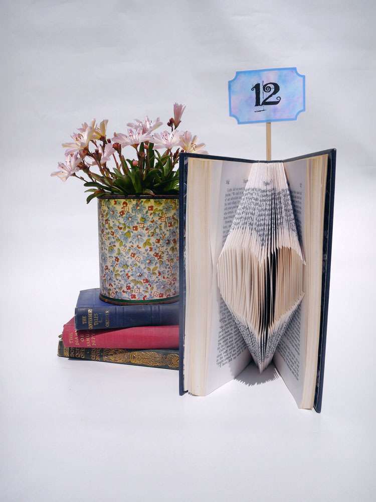 finished folded book art tutorial (2)