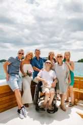 beach party boat wedding (7)