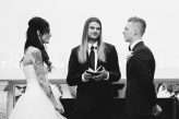 black and white rocknroll wedding (11)