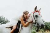 Bohemian Fairytale Dream Wedding with Horses (39)
