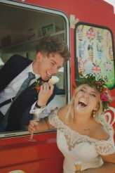 Colourful DIY Wedding in an Aircraft Hangar (31)