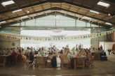 Colourful DIY Wedding in an Aircraft Hangar (57)