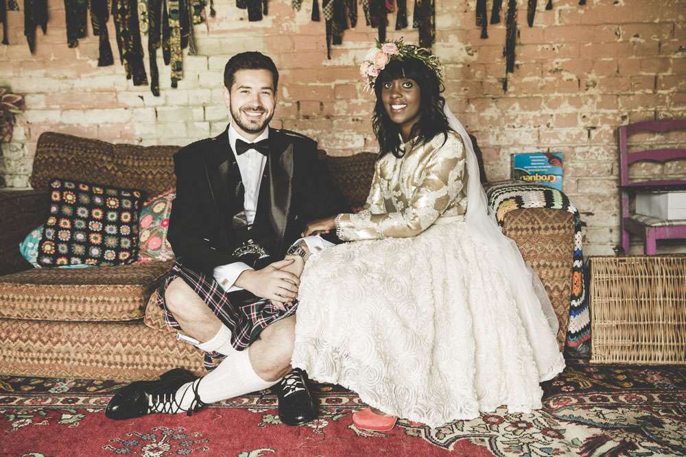 Colourful Wedding Inspired by African Prints and Scotland (26)
