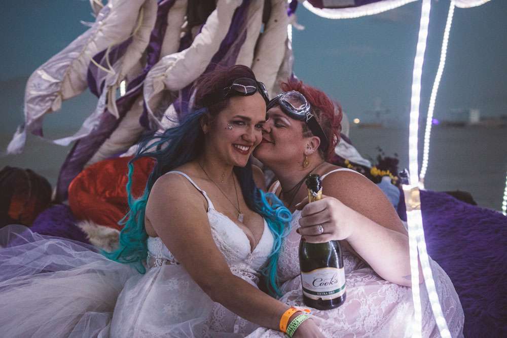 Disco Jelly Car Wedding at Burning Man (30)