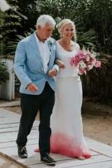 Chilled Beach Wedding Inspired by Bougenvillia (36)