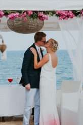 Chilled Beach Wedding Inspired by Bougenvillia (42)