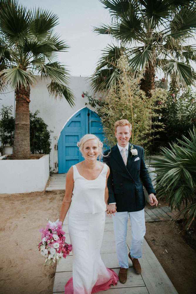 Chilled Beach Wedding Inspired by Bougenvillia (47)