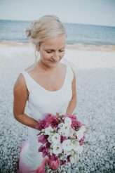 Chilled Beach Wedding Inspired by Bougenvillia (51)