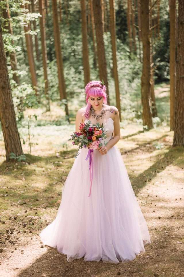 bohemian fairy wedding dress