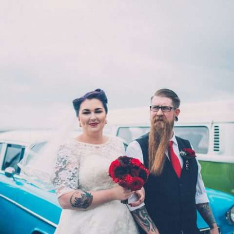 Rock n Roll Village Hall Wedding with Lots of DIY (7)