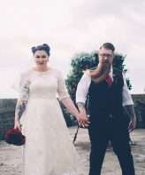 Rock n Roll Village Hall Wedding with Lots of DIY (9)