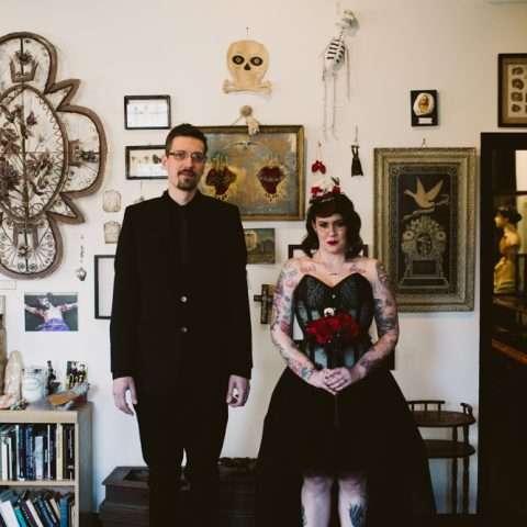 Gothic Wedding at the Morbid Anatomy Museum (31)