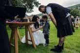 Metal & Pagan Handfasting Wedding in Wales (15)